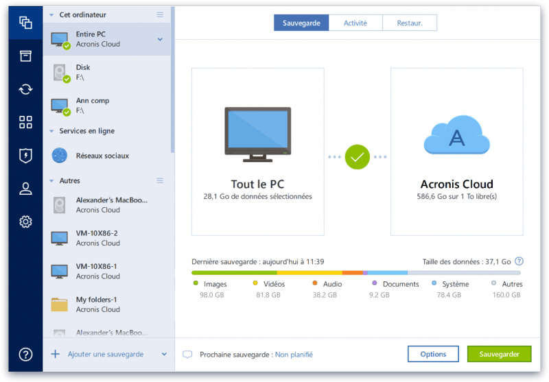 3 reasons to use Acronis True Image 2018 Logitheque English